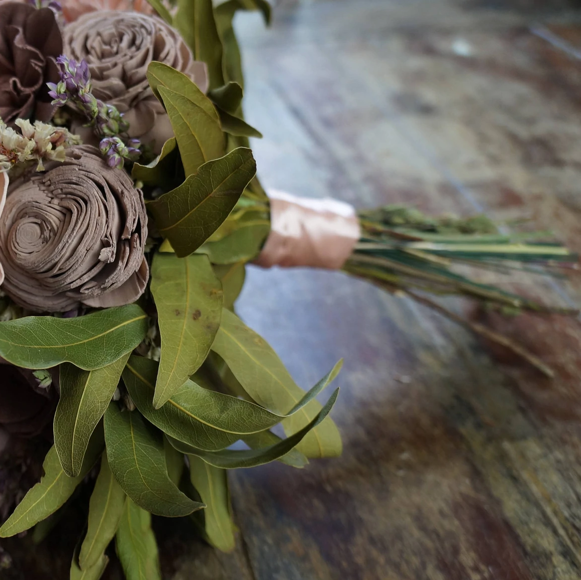Provencal Jardin Wood Flower Bouquet