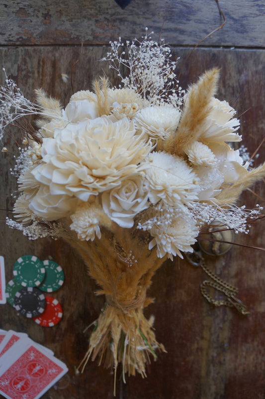 Prairie Romance Wood Flower Bouquet
