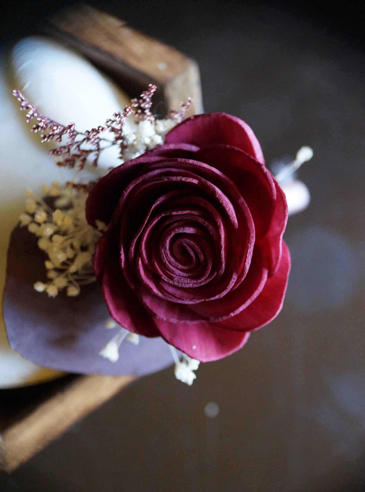 Victorian Sola Flower Boutonniere