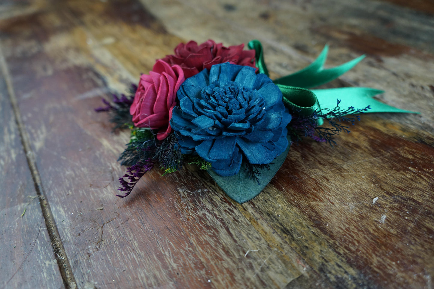 Bejewelled Sola Flower Corsage