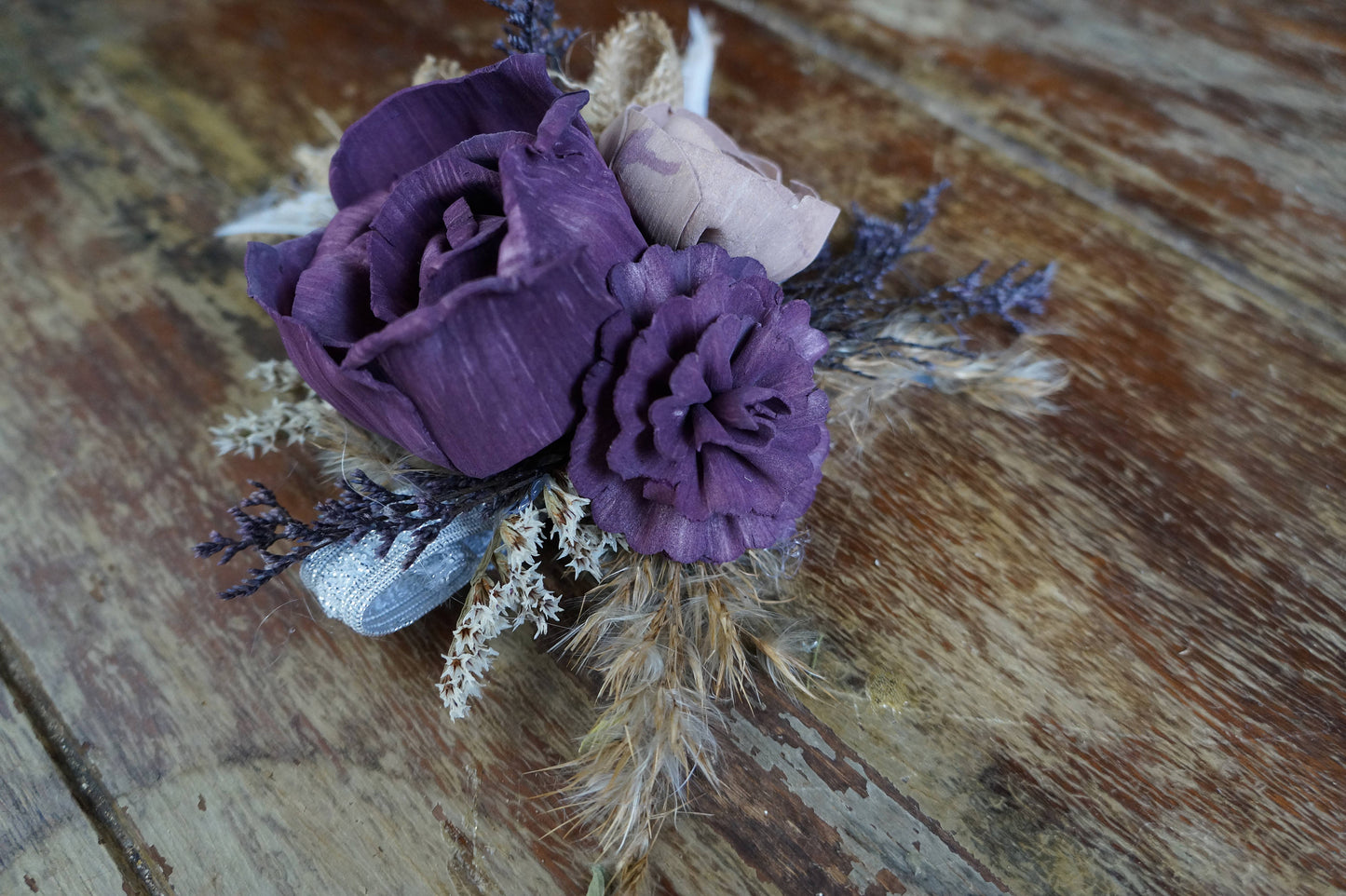 Sugar Plum Sola Flower Corsage