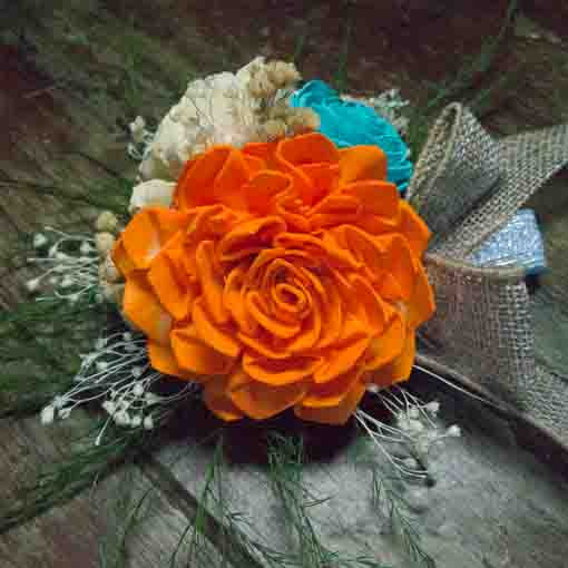 Joya Del Mar Sola Flower Corsage