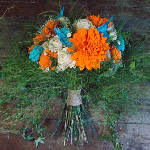 Joya Del Mar Wood Flower Bouquet