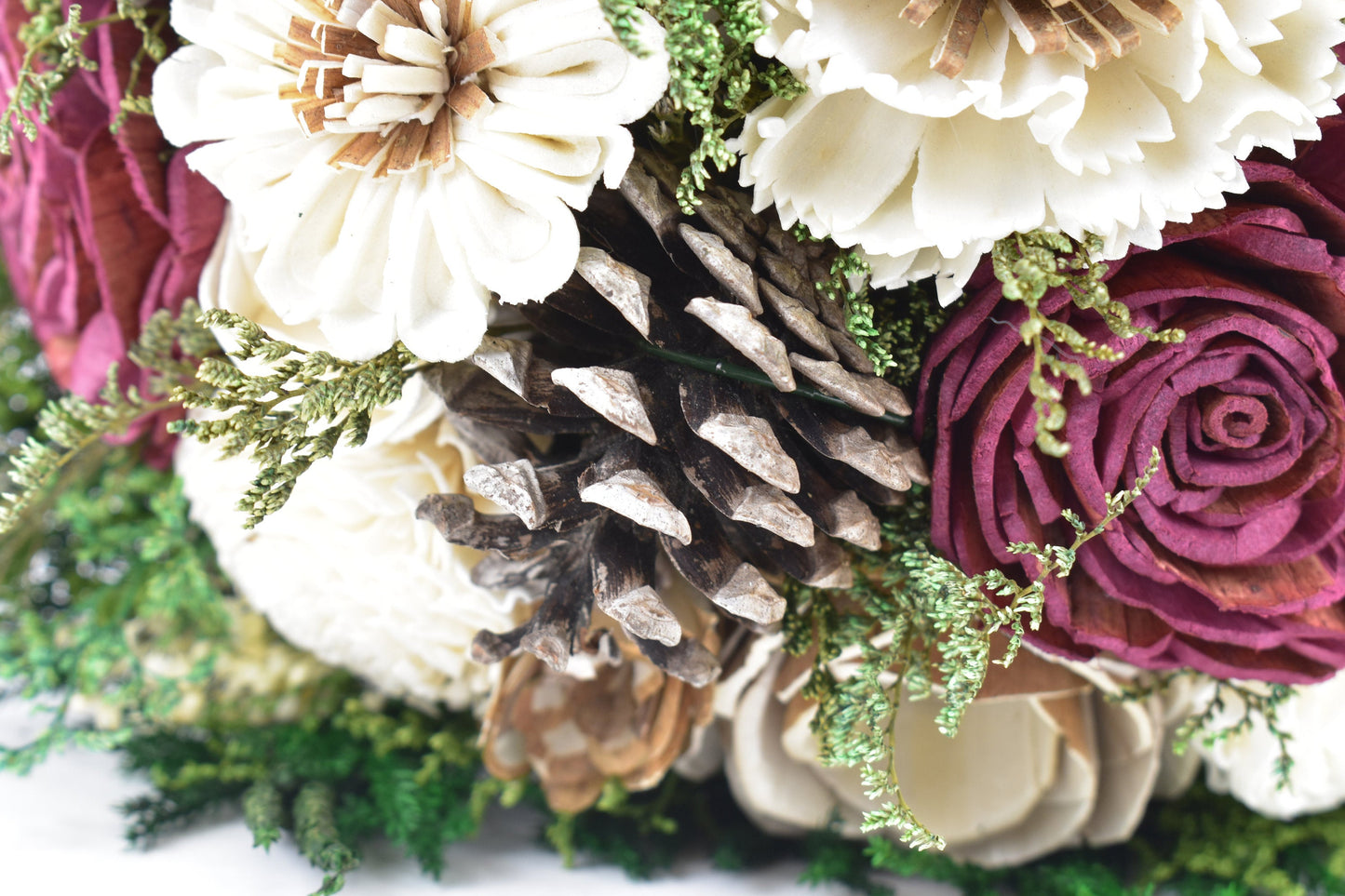 Burgundy Forest Sola Flower Bouquet