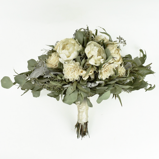 Tuscan Charm Wood Flower Bouquet Collection