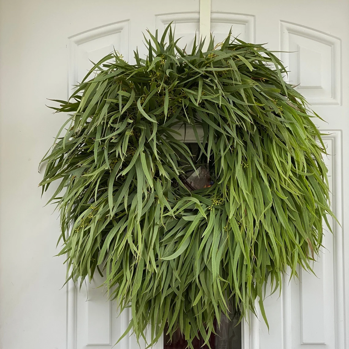 Fresh Willow Eucalyptus Greenery Wreath