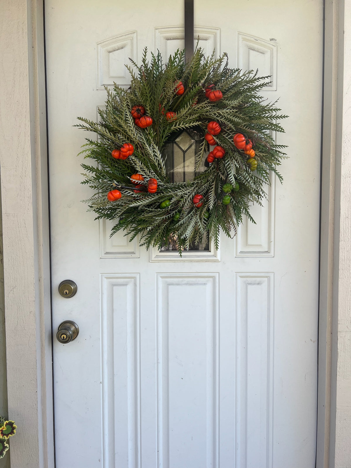 Fresh Grevillea and Pumpkin Tree Wreath