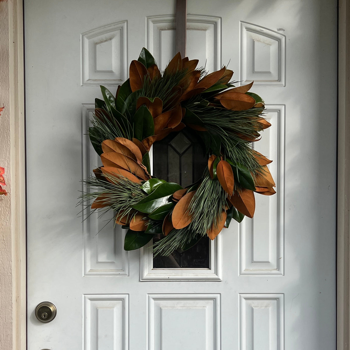 Fresh Magnolia and Pine Wreath