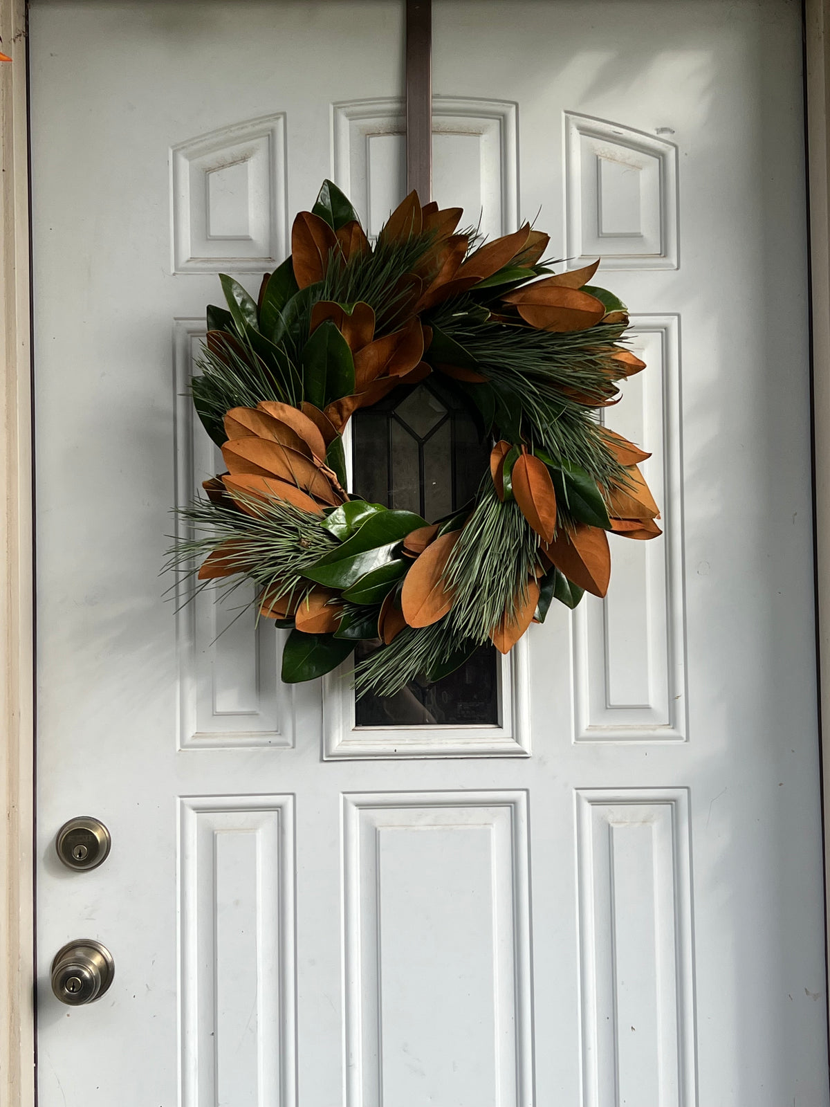Fresh Magnolia and Pine Wreath