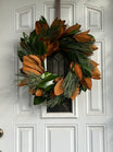 Fresh Magnolia and Pine Wreath