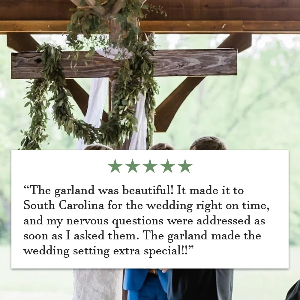 Fresh Seeded Eucalyptus Garland