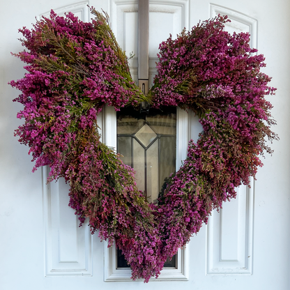 Boronia Heart Wreath