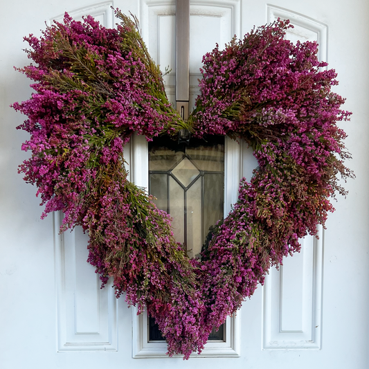 Boronia Heart Wreath