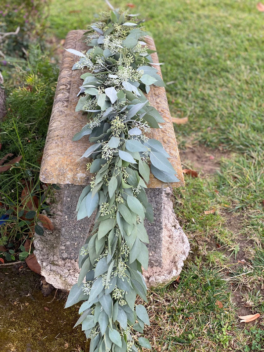 Fresh Seeded Eucalyptus Garland