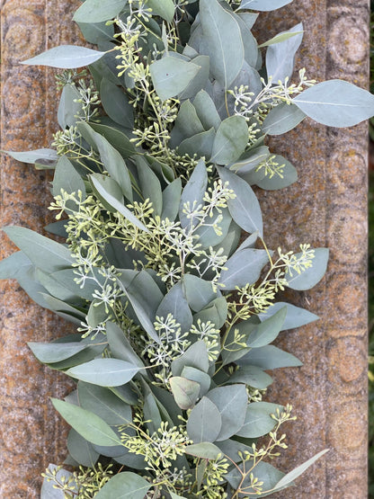 Fresh Seeded Eucalyptus Garland