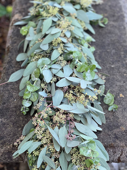 Spiral and Seeded Eucalyptus Garland