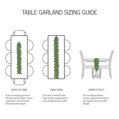 Fresh Magnolia Olive and Pumpkin Tree Garland