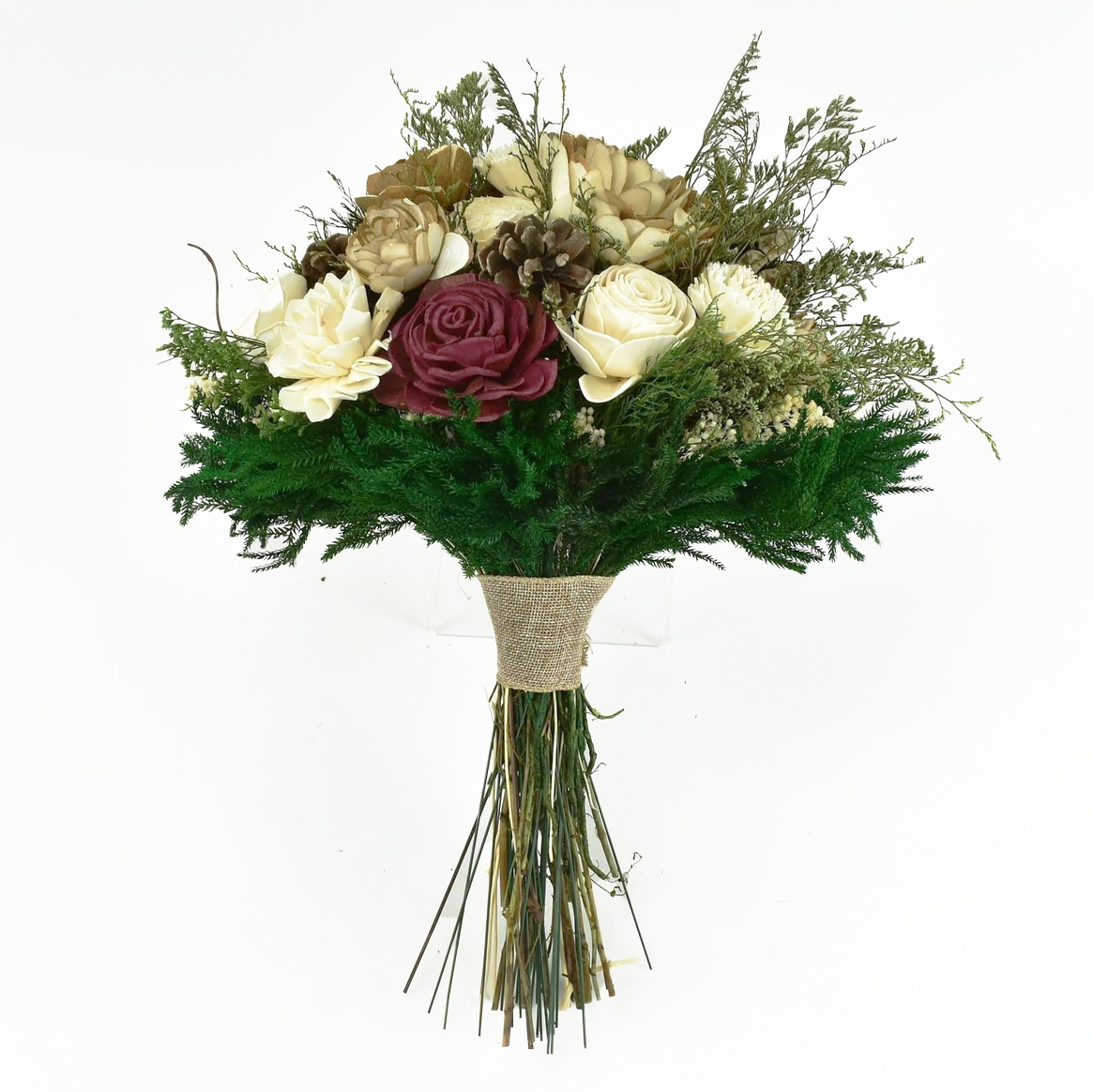Burgundy Forest Sola Flower Bouquet
