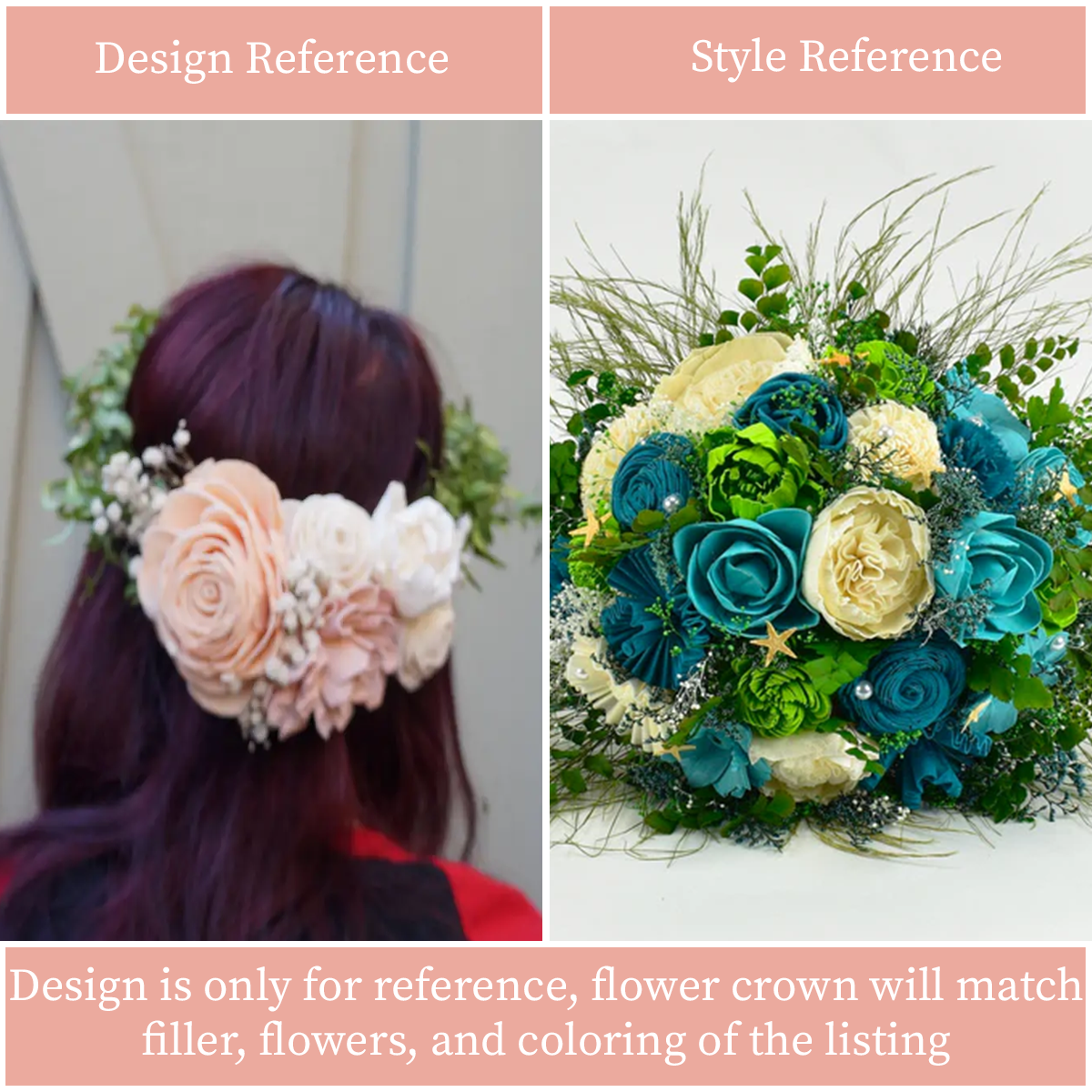 Caribbean Sea Wood Flower Bouquet Collection – Woodland Flower Co