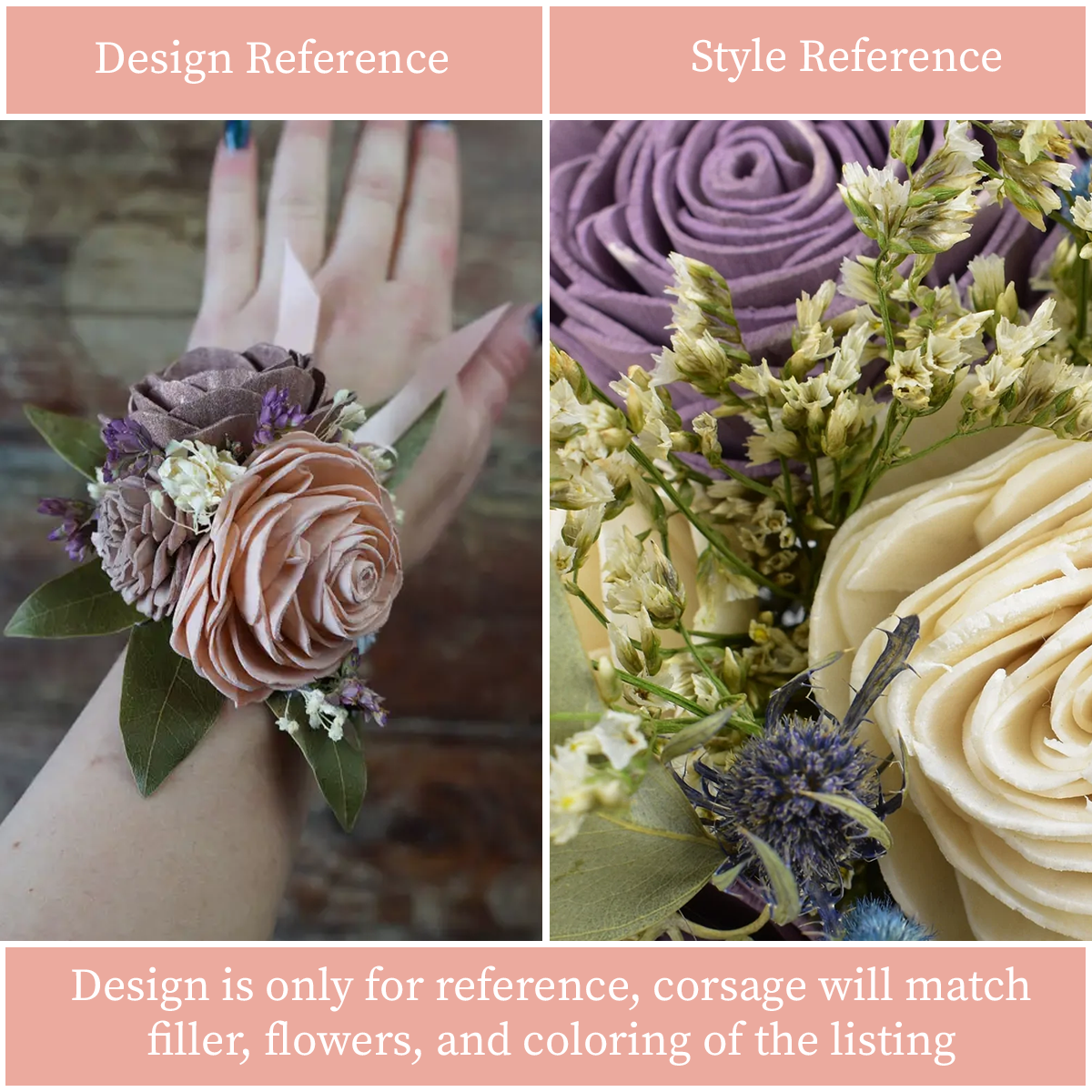 Amnesia Rose Wood Flower Bouquet Collection