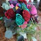 Bejewelled Wood Flower Bouquet