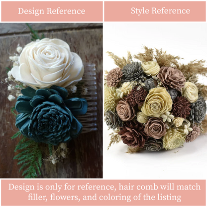 Country Roads Wood Flower Bouquet Collection