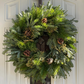 Fragrant Cedar, Fir, Redwood, and Pinecone Greenery Wreath