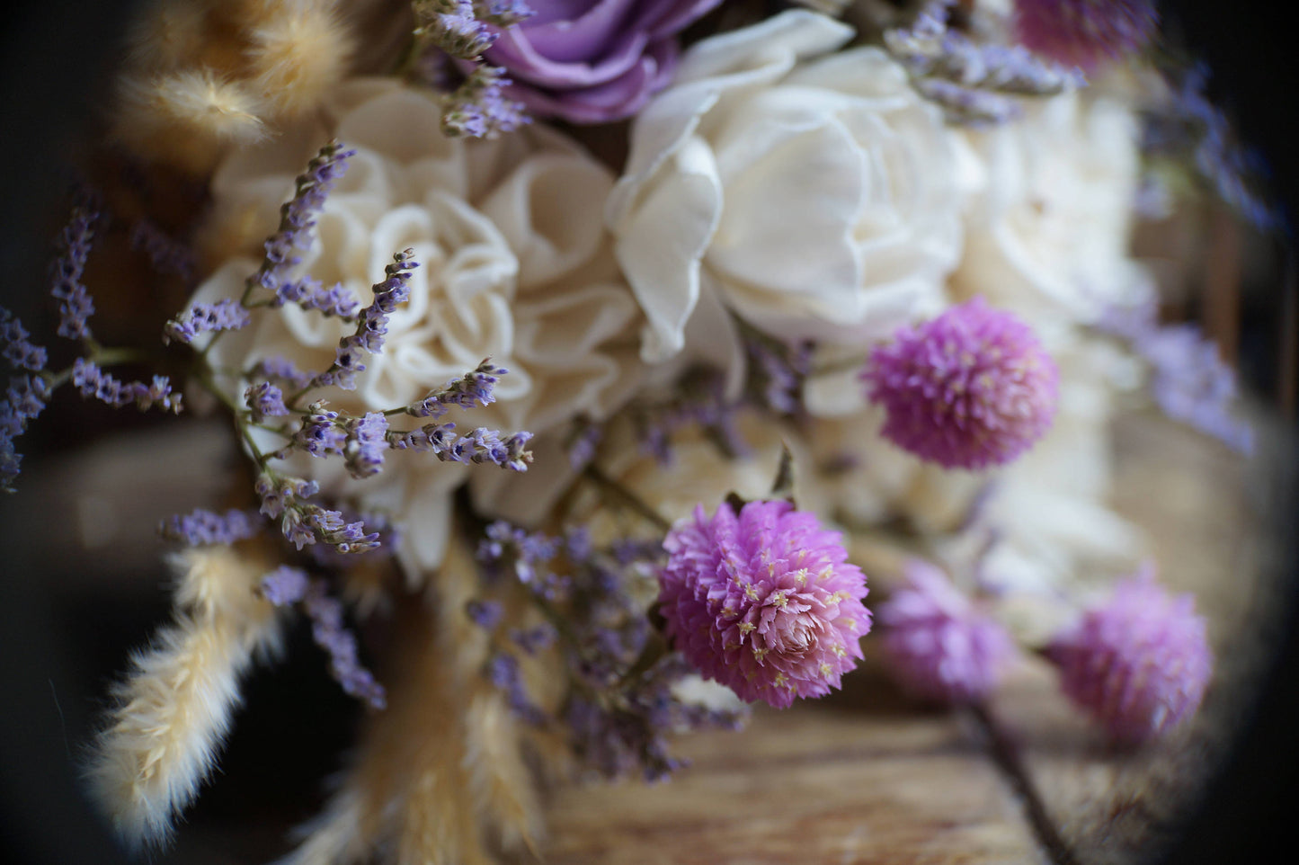 Lavender Dreams Wood Flower Bouquet