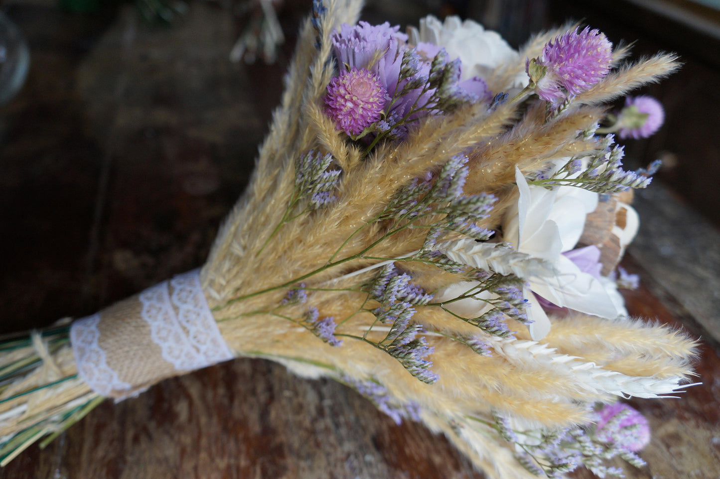 Lavender Dreams Wood Flower Bouquet
