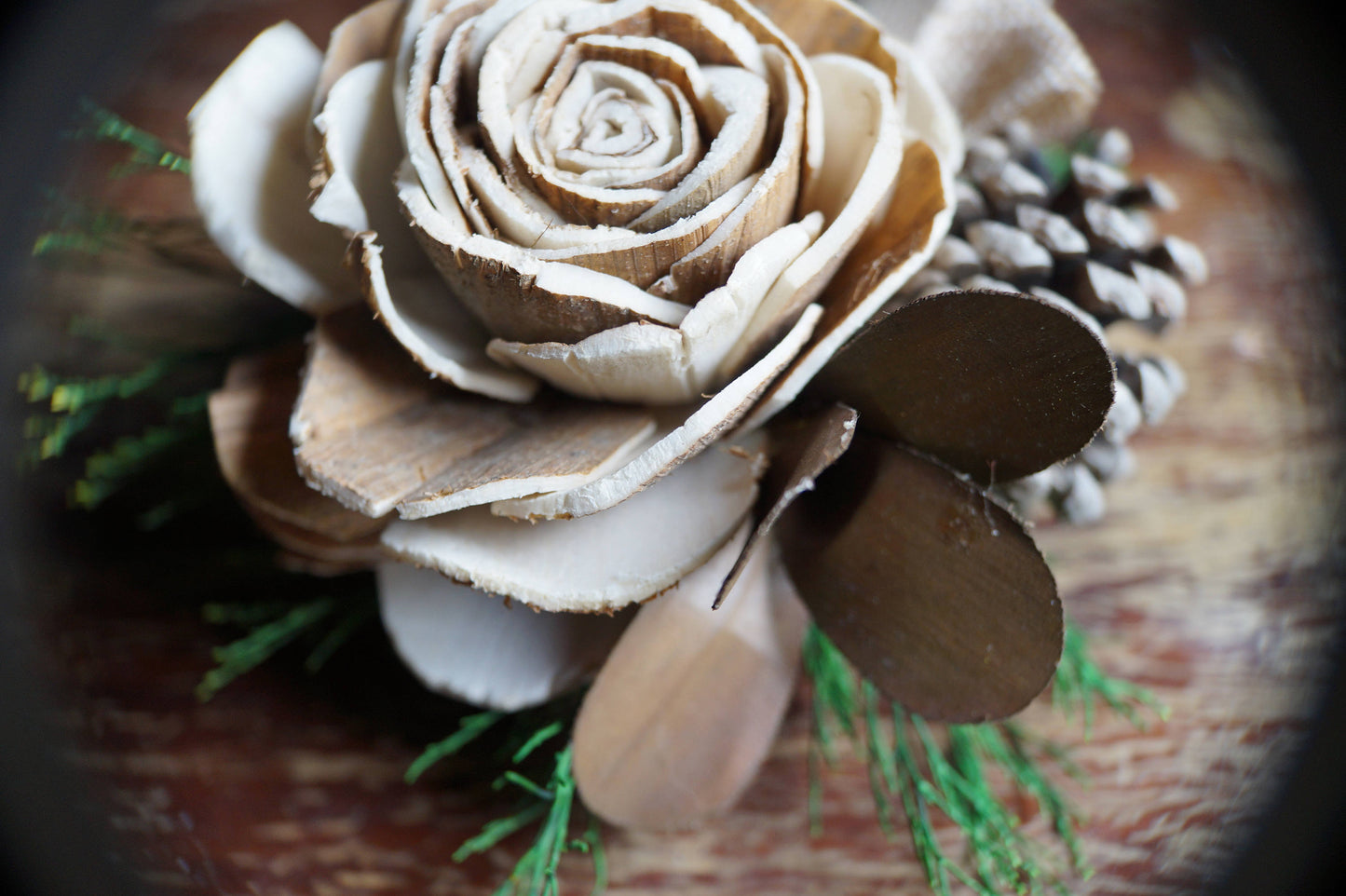 Enchanted Forest Sola Flower Corsage