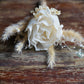 Prairie Romance Sola Flower Boutonniere// Wood Flower Boutonierre