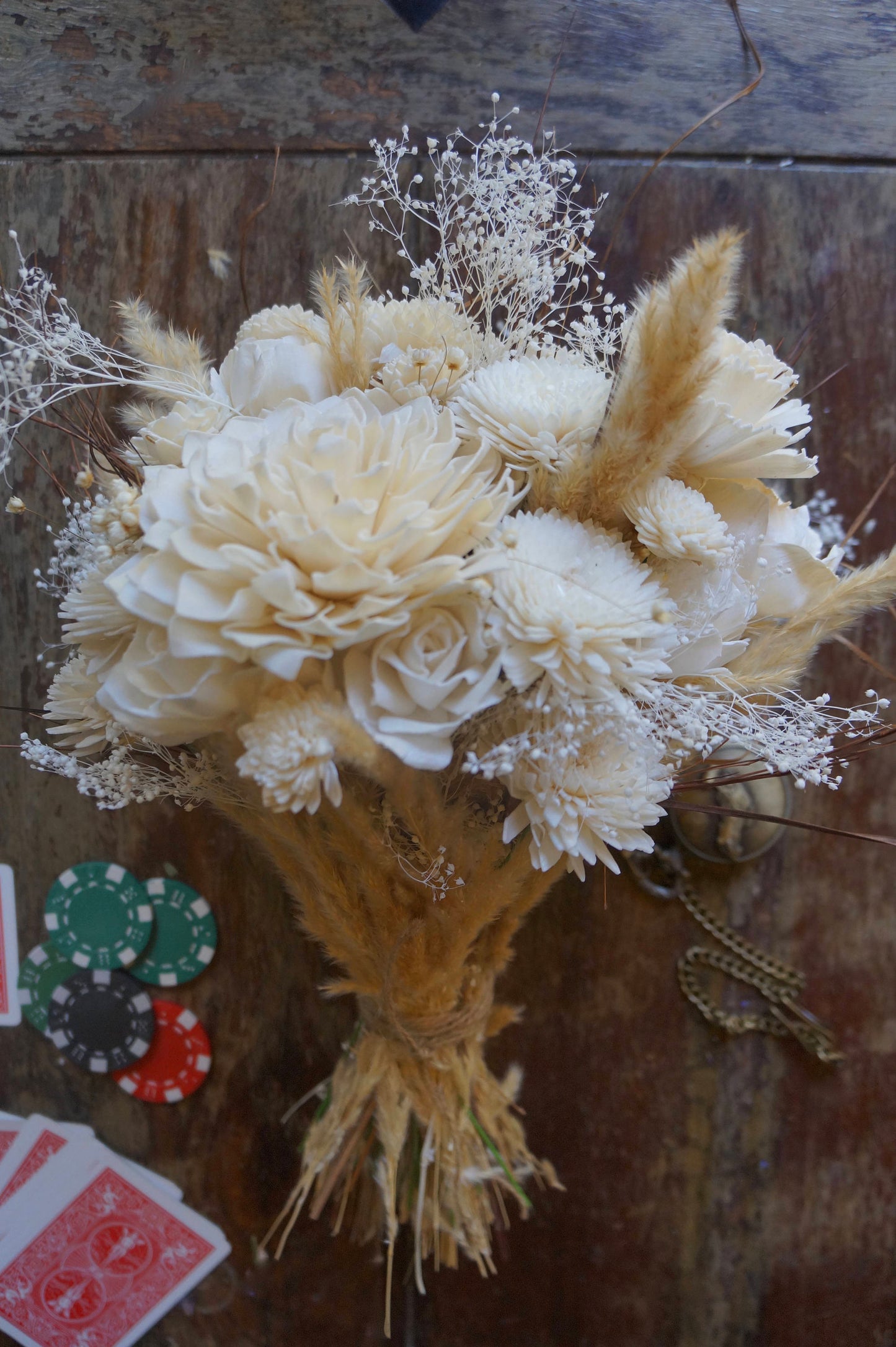 Prairie Romance Wood Flower Bouquet