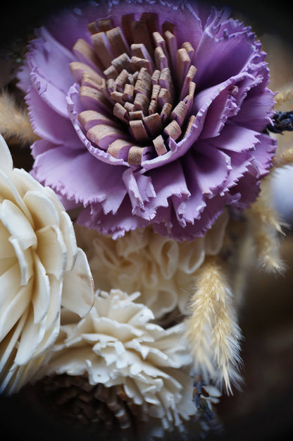 Lavender Dreams Wood Flower Bouquet