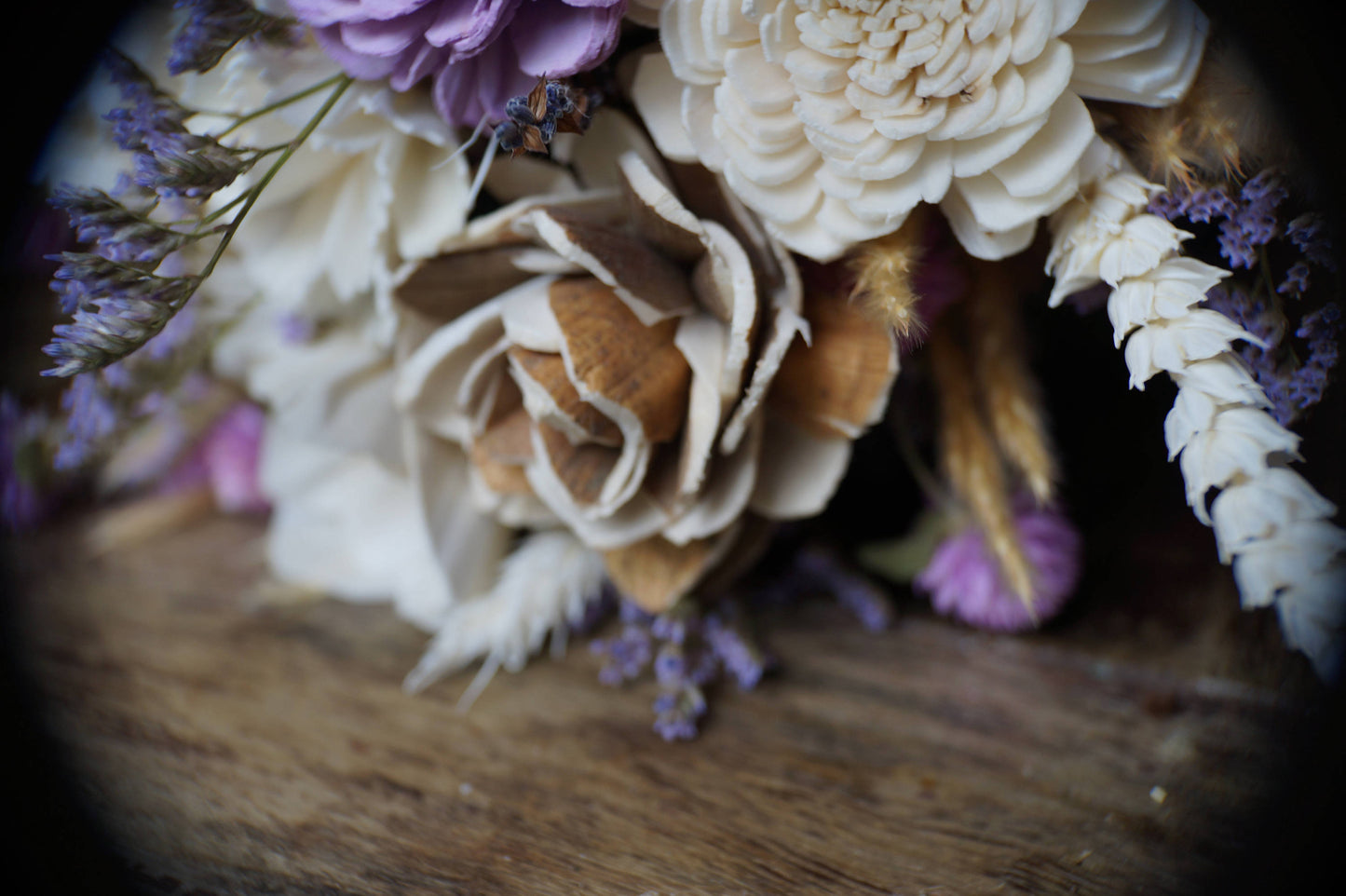 Lavender Dreams Wood Flower Bouquet