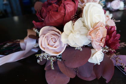 Victorian Wood Flower Bouquet