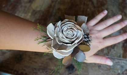 Enchanted Forest Sola Flower Corsage