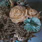 It's A Boy! Sola Flower Bouquet // Wood Flower Bouquet, Keepsake Wood Flower Bouquet, Babyshower Bouquet