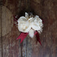 Red Velvet Cake Sola Flower Corsage