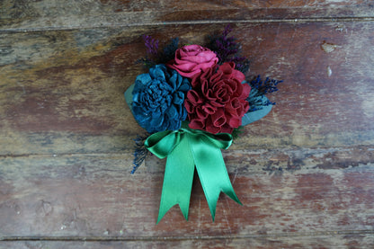 Bejewelled Sola Flower Corsage