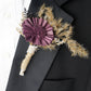 Sugar Plum Sola Flower Boutonniere