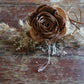 Vanilla Latte Sola Flower Boutonniere