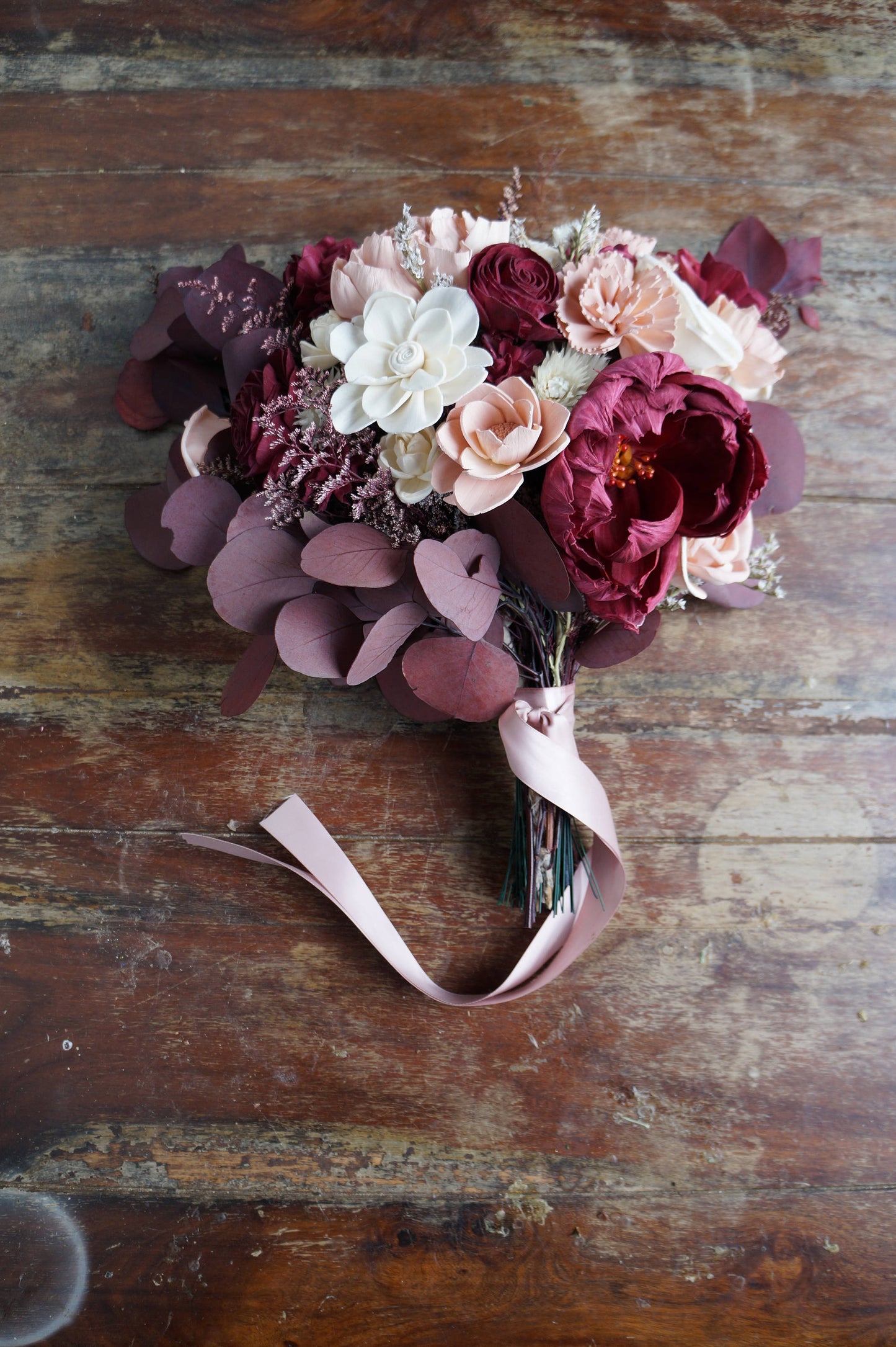 Victorian Wood Flower Bouquet