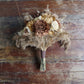 Tan and Chocolate Sola Flower Bouquet // "Vanilla Latte" Wood Flower Bouquet, Keepsake Wood Flower Wedding Bouquet, Bridal Bouquet
