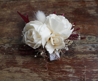 Red Velvet Cake Sola Flower Corsage