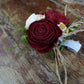 Rustic Rose Sola Flower Corsage