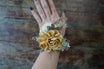 Vanilla Latte Wood Flower Corsage