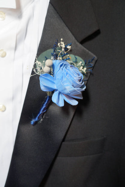 Starry Night Sola Flower Boutonniere