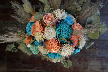 Desert Oasis Wood Flower Bouquet