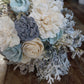 Something Blue Wood Flower Bouquet