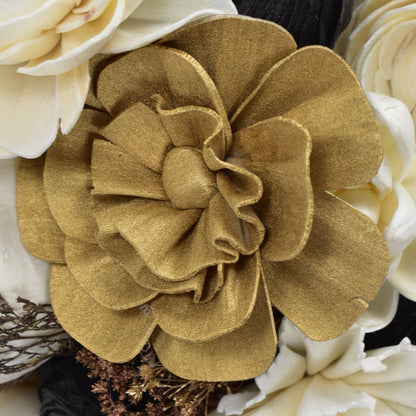 Black Tie Affair Wood Flower Bouquet